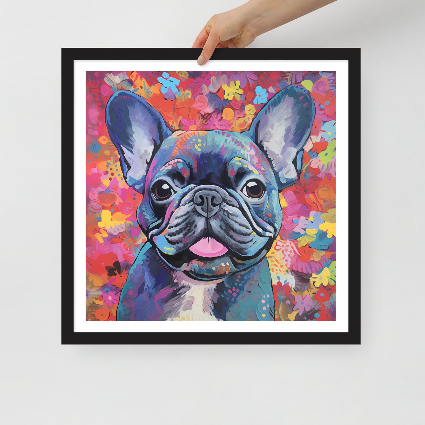 Petal Pooch Framed Poster