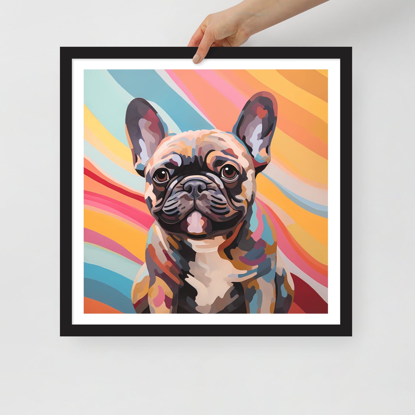 Retro Radiance Framed Poster