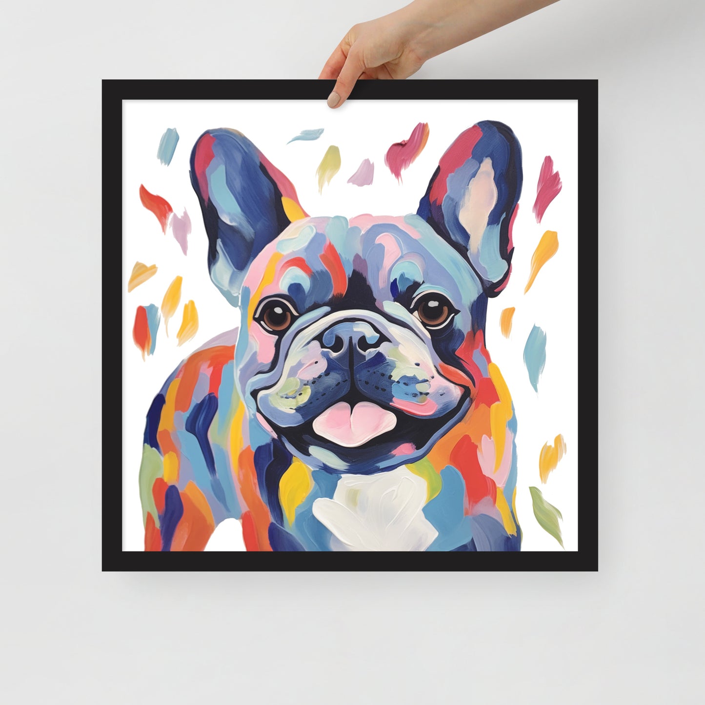 Pawcasso's Palette Framed Poster