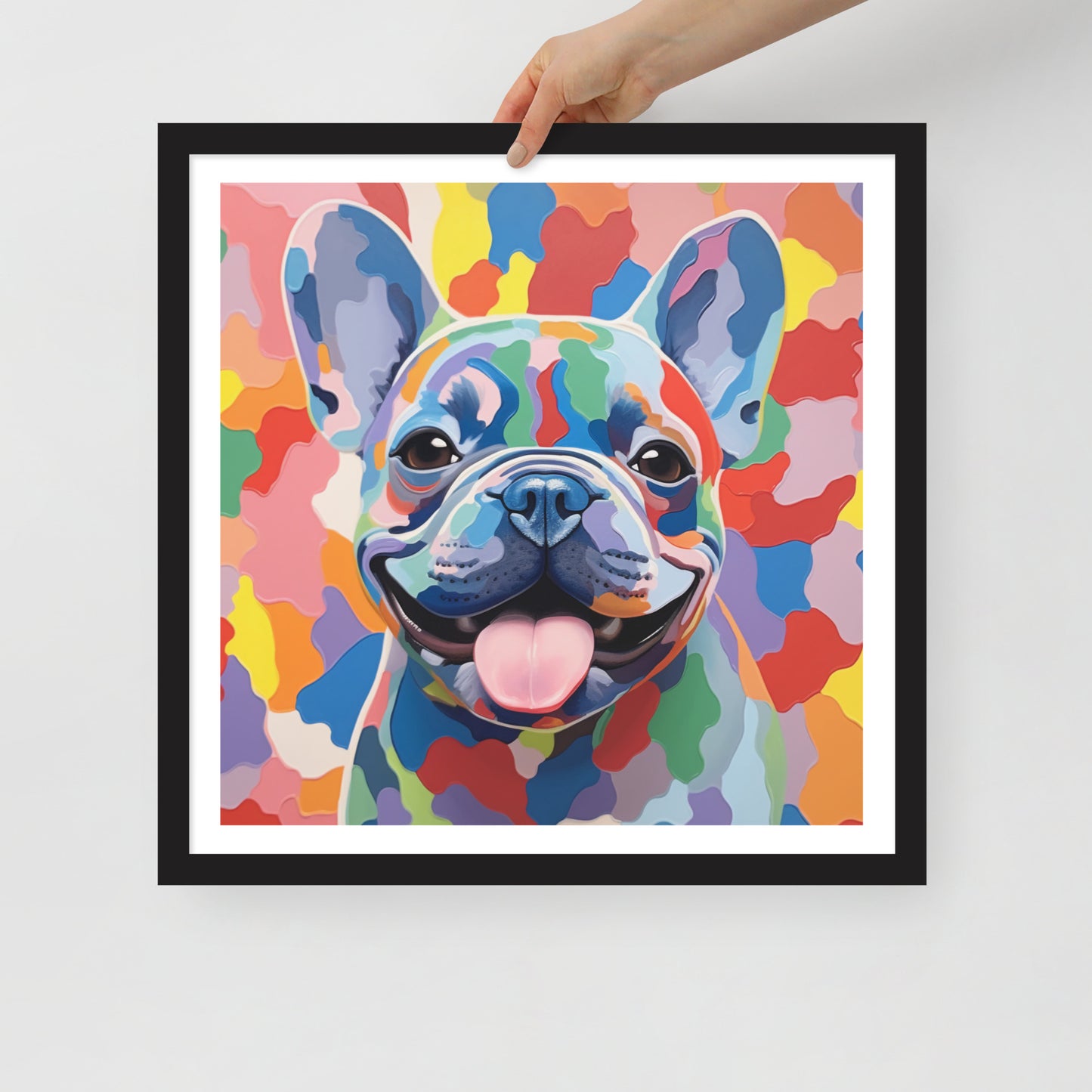 Canine Colorplay Framed Poster