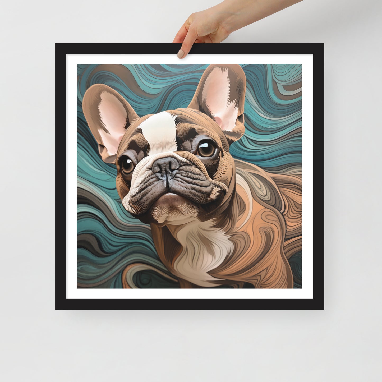 Red Fawn Rhythms Framed Poster