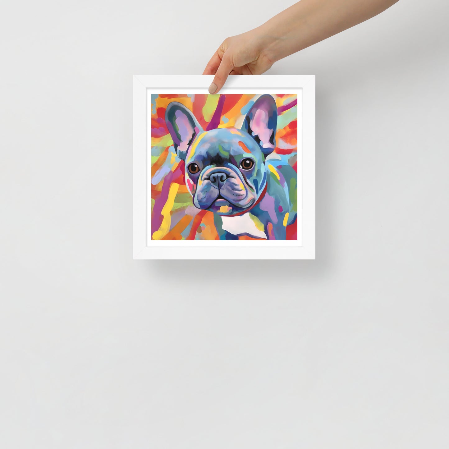 Flourishing Frenchie Framed Poster