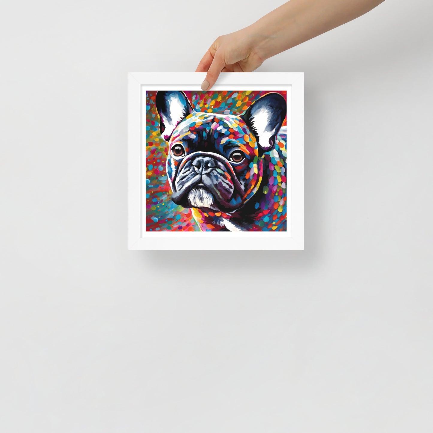 Confetti Canine Framed Poster