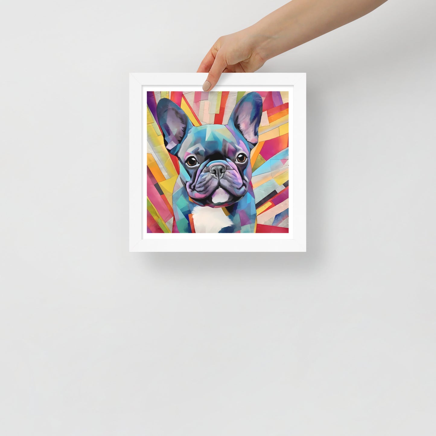 Geometric Gaze Framed Poster