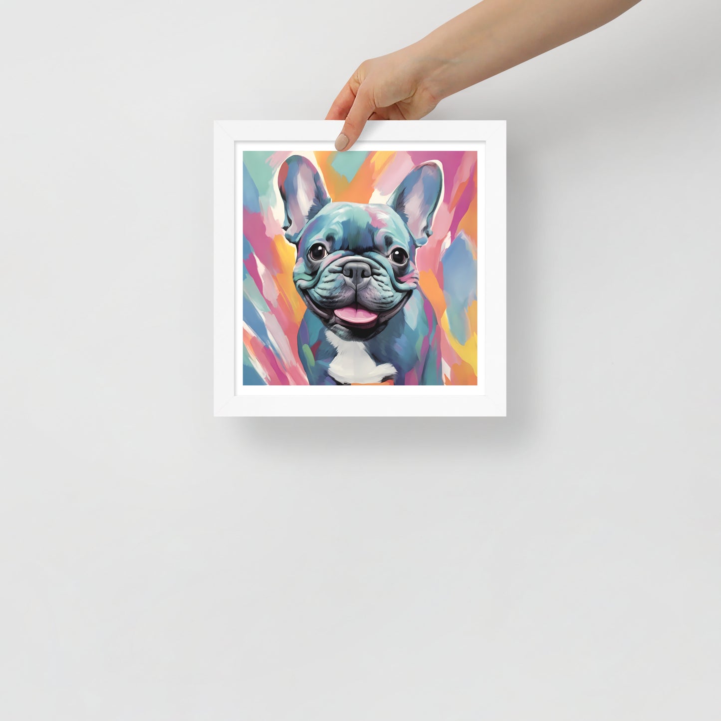 Pastel Pooch Panache Framed Poster