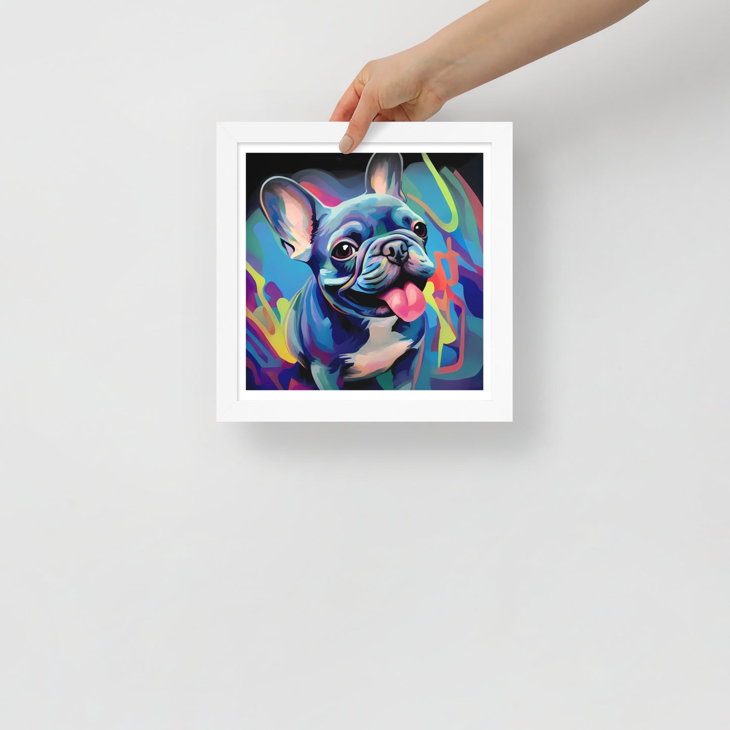 Urban Frenchie Flair Framed Poster