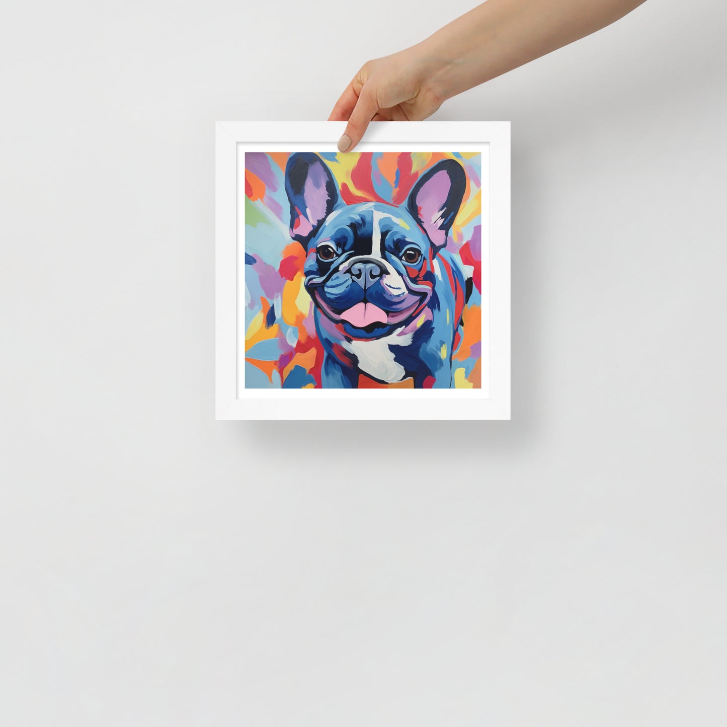 Blossoming Blue Framed Poster