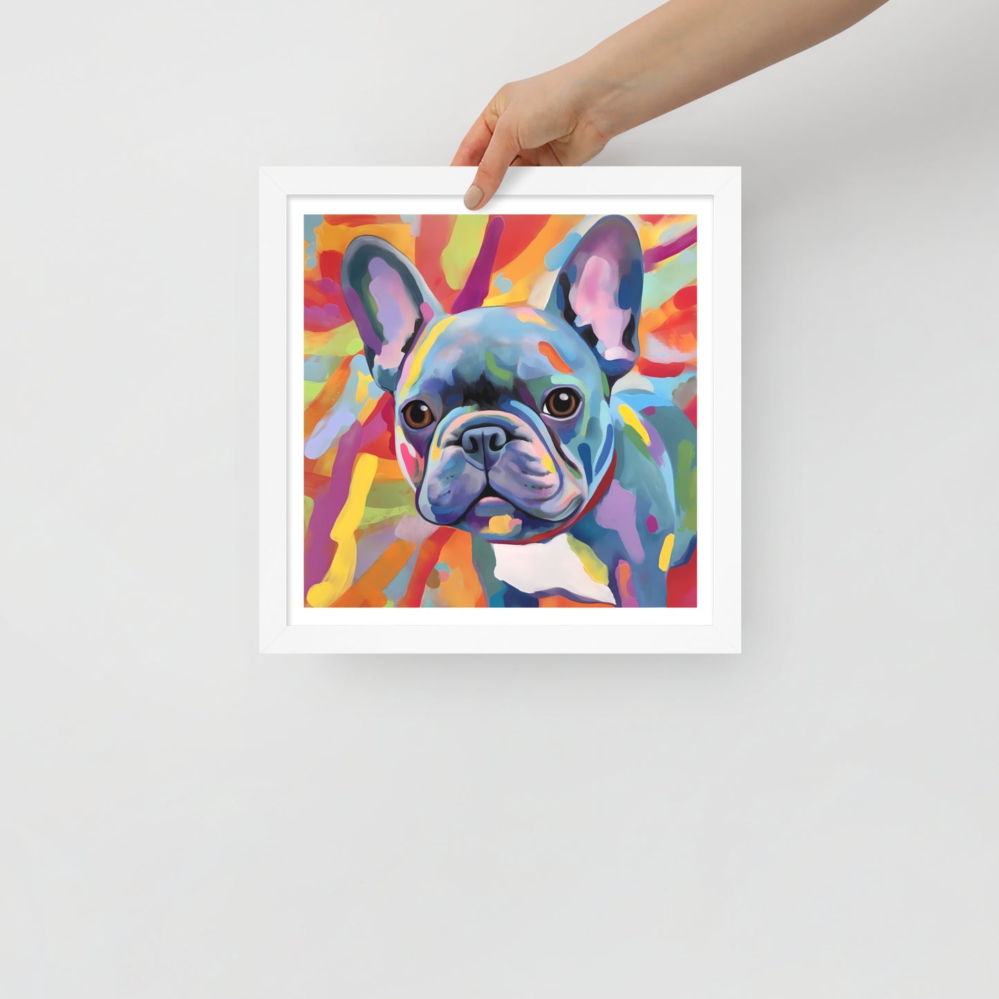 Flourishing Frenchie Framed Poster