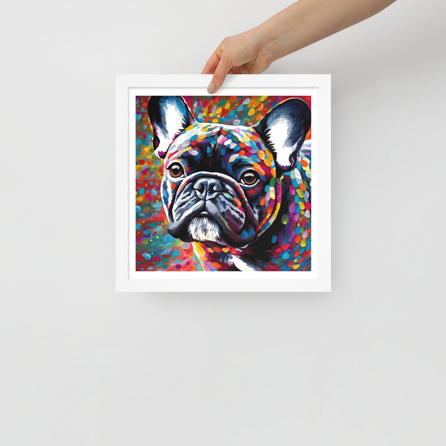 Confetti Canine Framed Poster