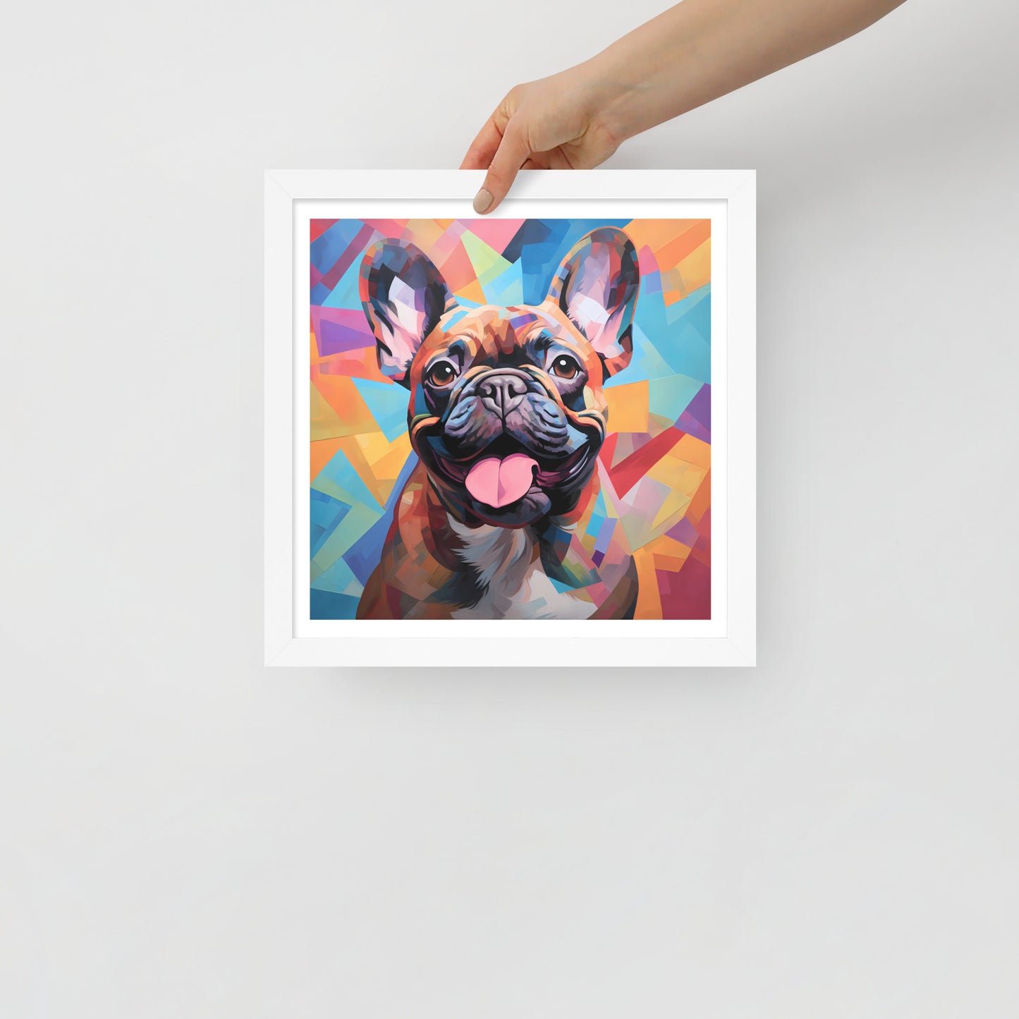 Tessellated Fawn Framed Poster
