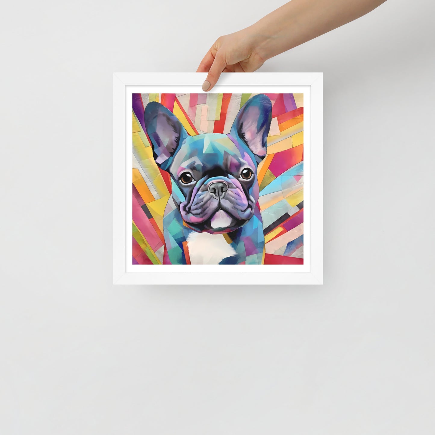 Geometric Gaze Framed Poster