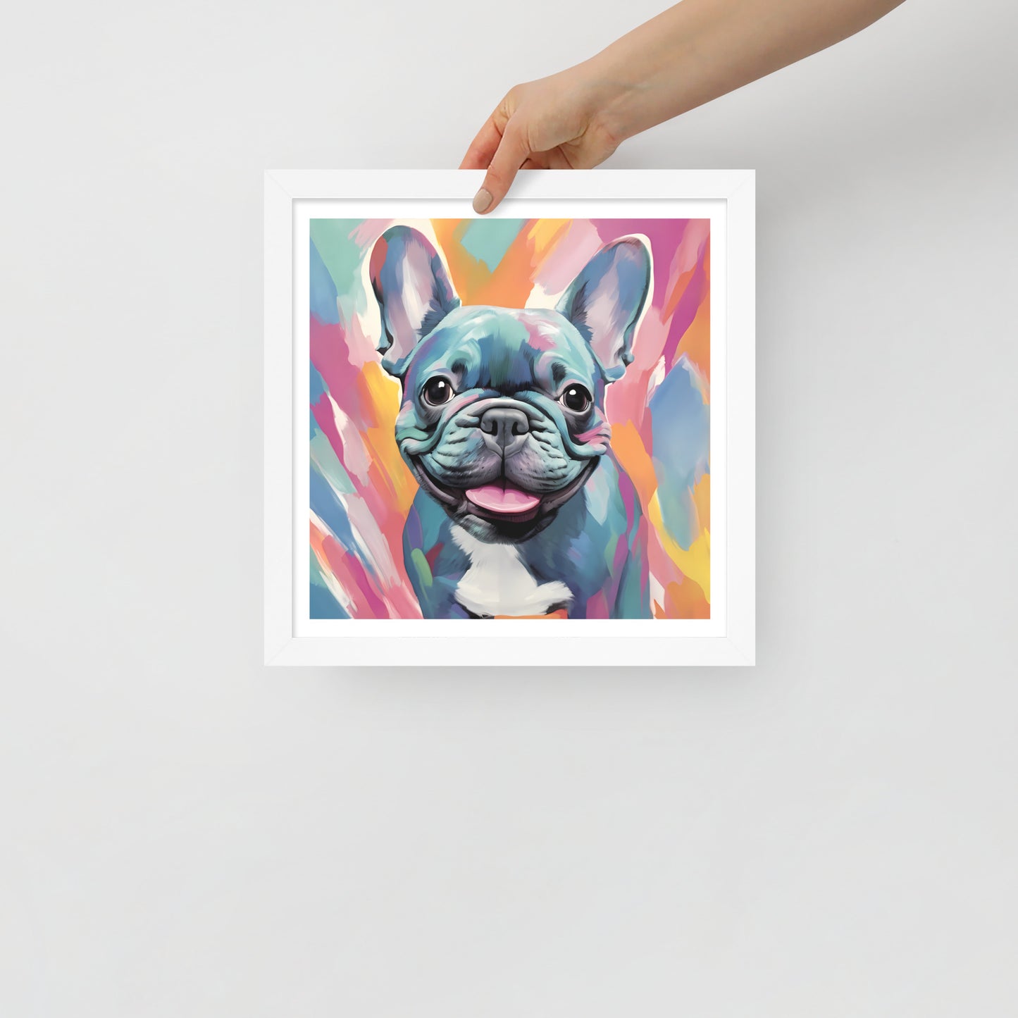 Pastel Pooch Panache Framed Poster