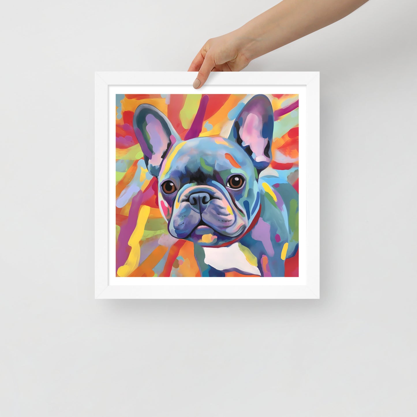 Flourishing Frenchie Framed Poster