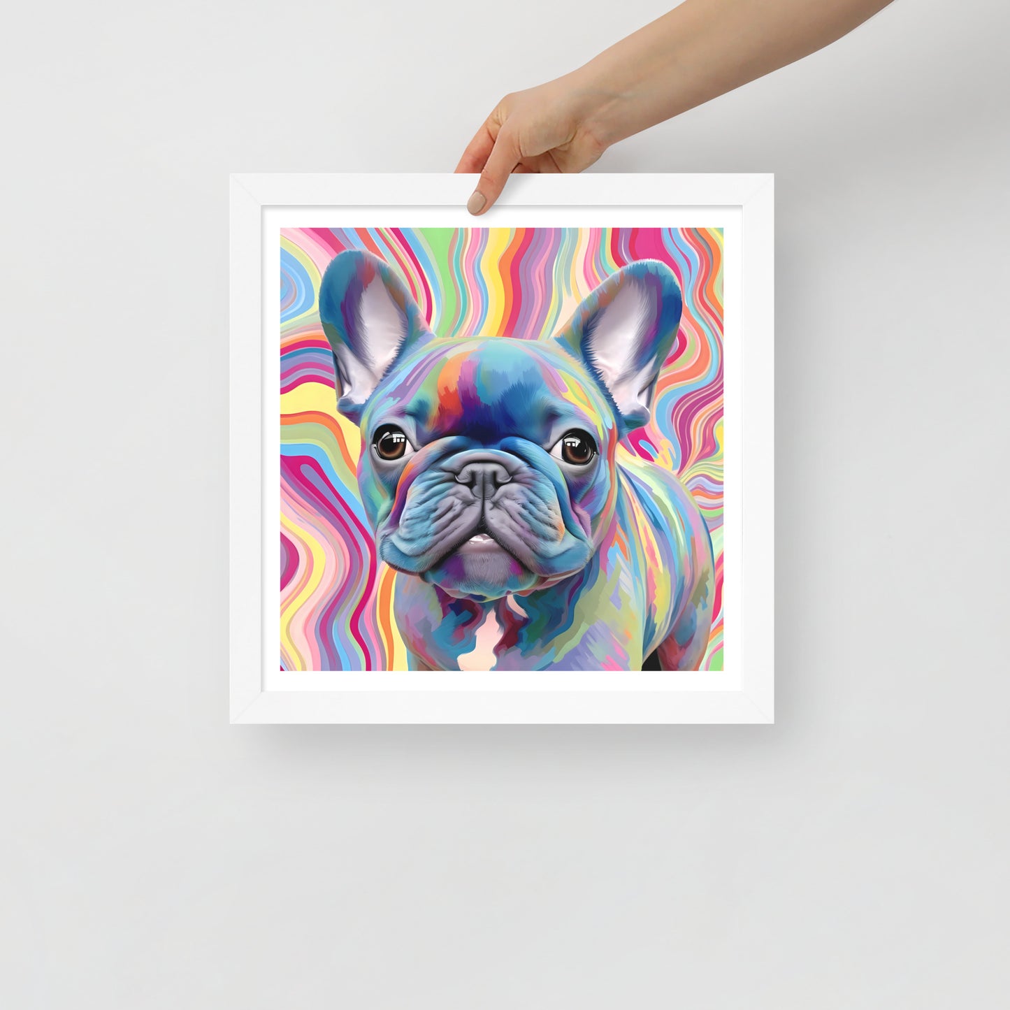 Pawsome Psychedelia Framed Poster