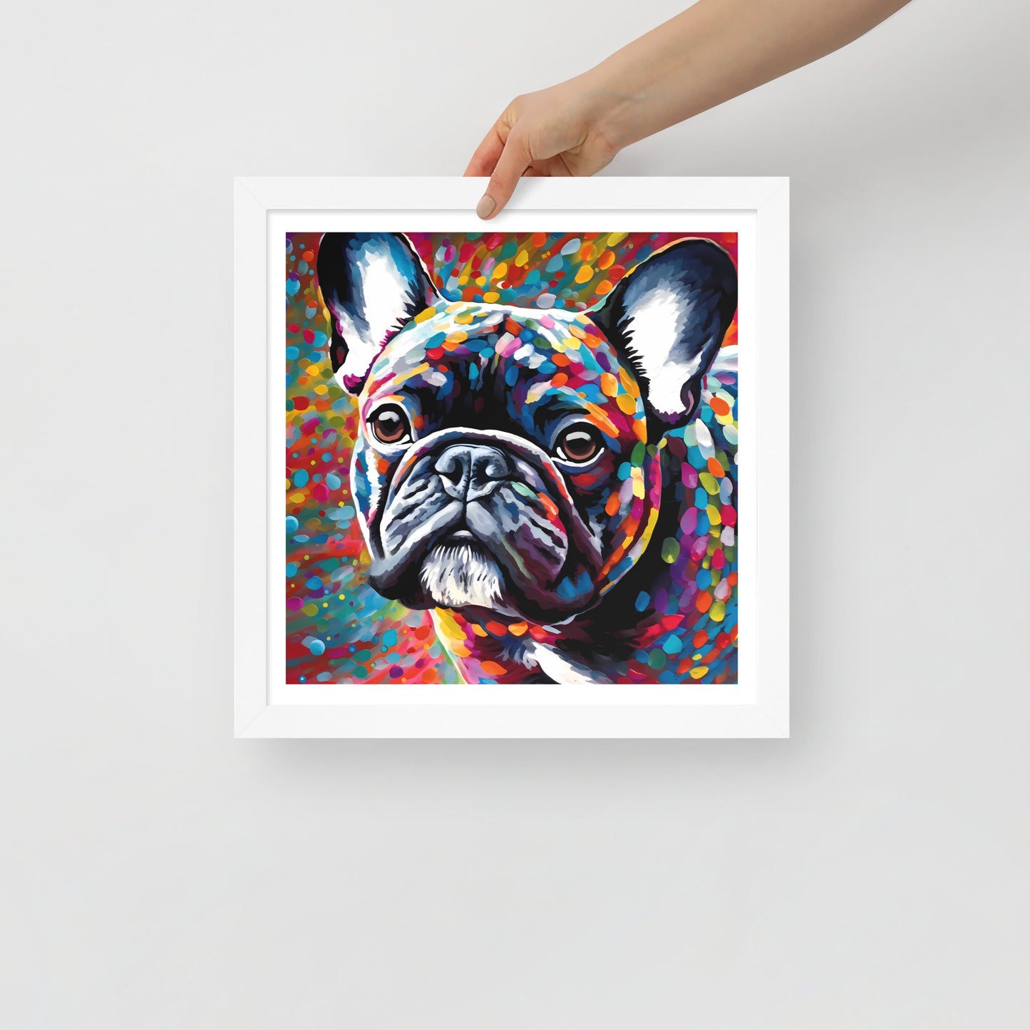 Confetti Canine Framed Poster