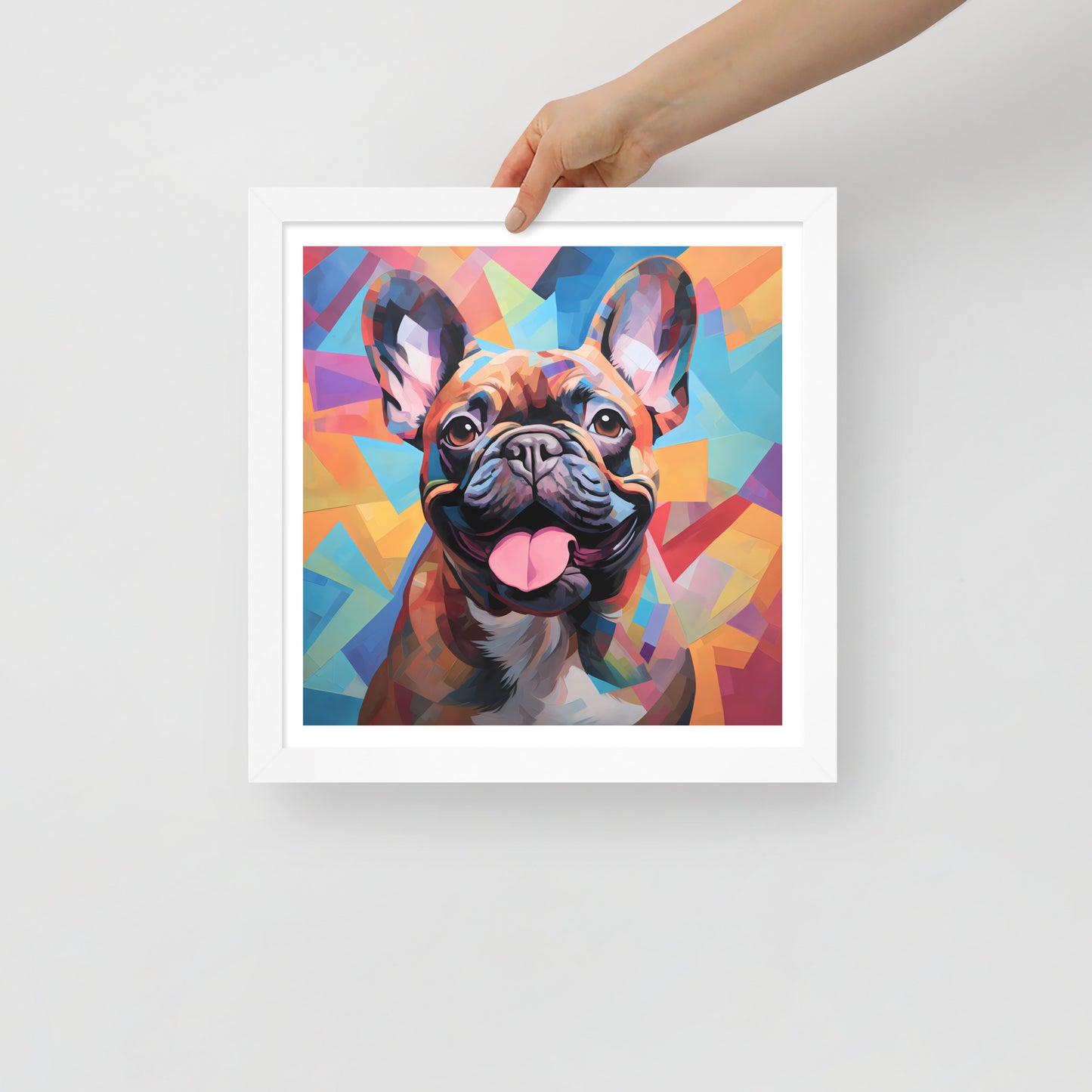 Tessellated Fawn Framed Poster
