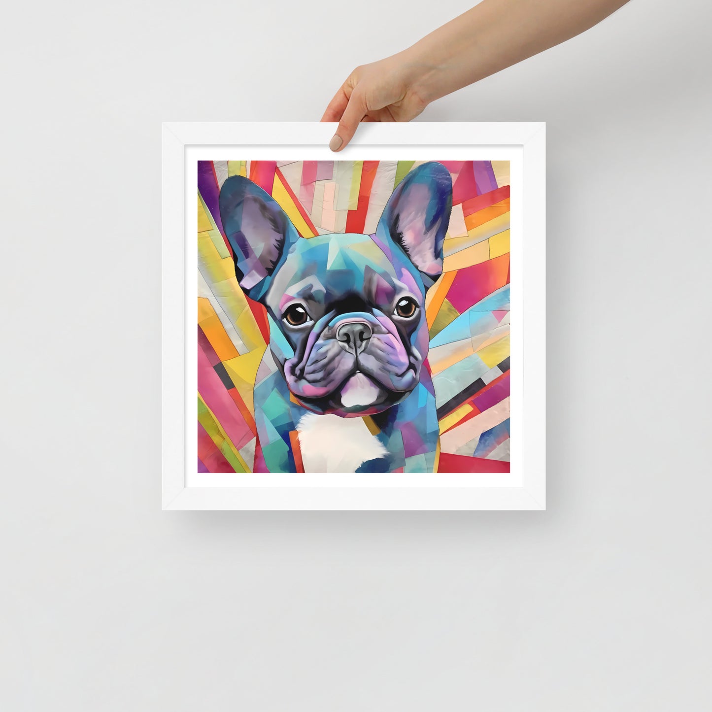 Geometric Gaze Framed Poster