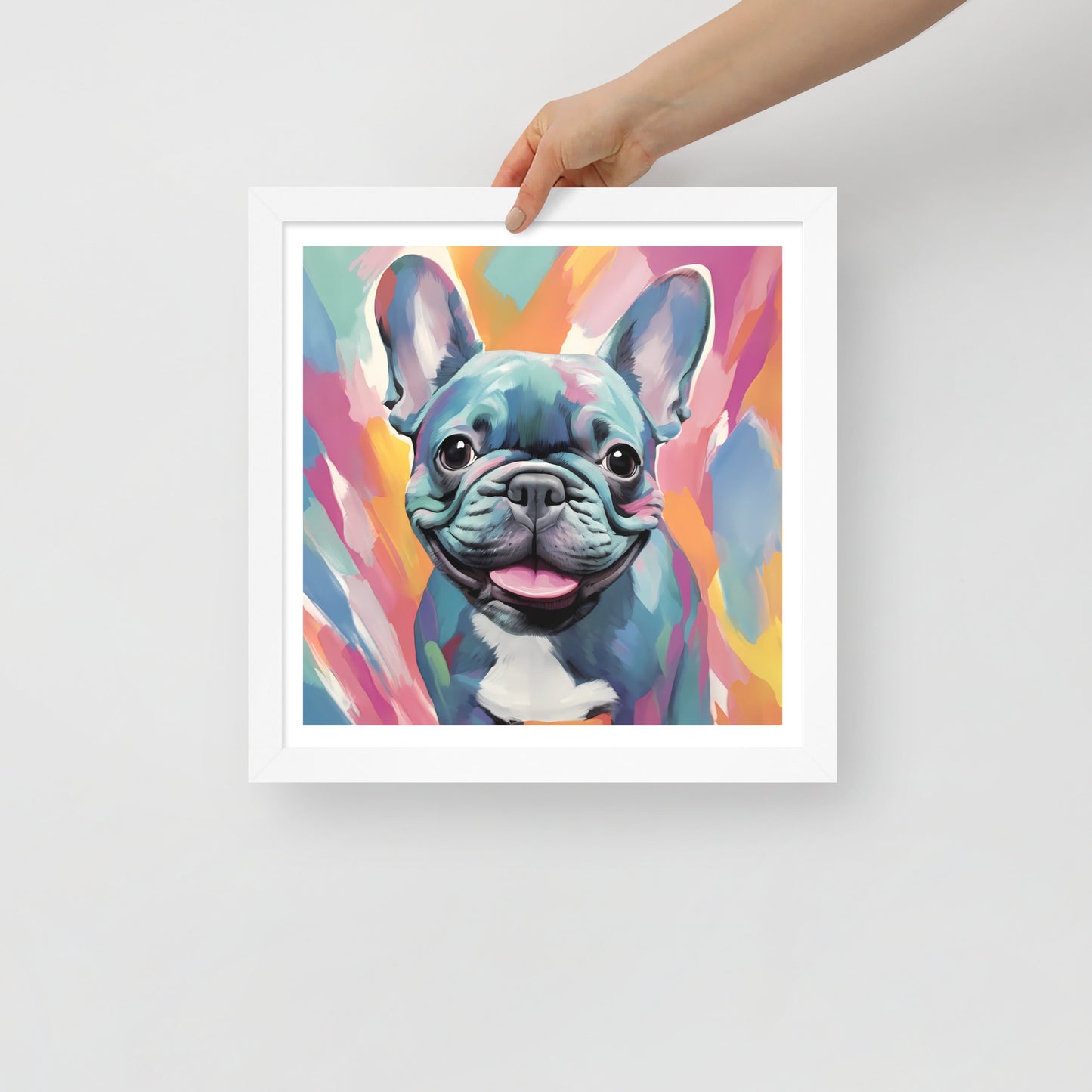Pastel Pooch Panache Framed Poster