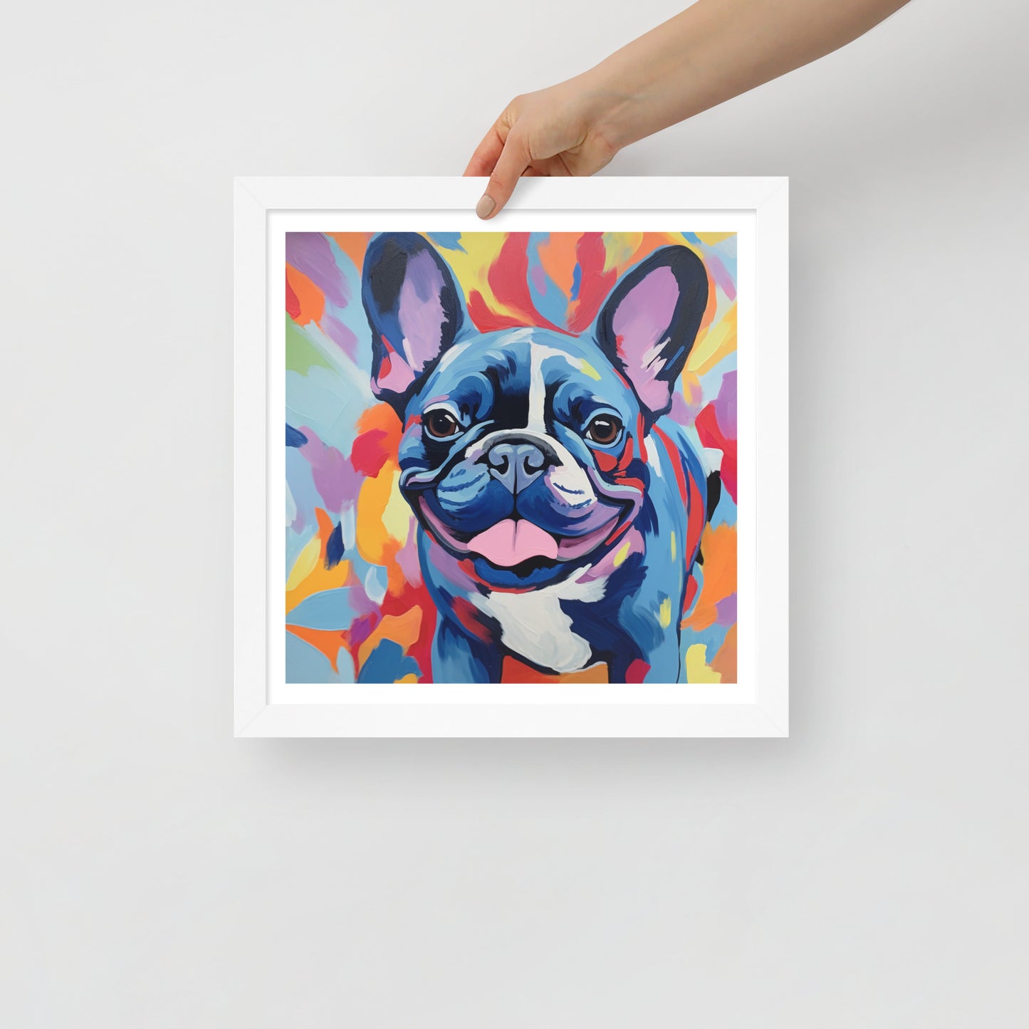 Blossoming Blue Framed Poster