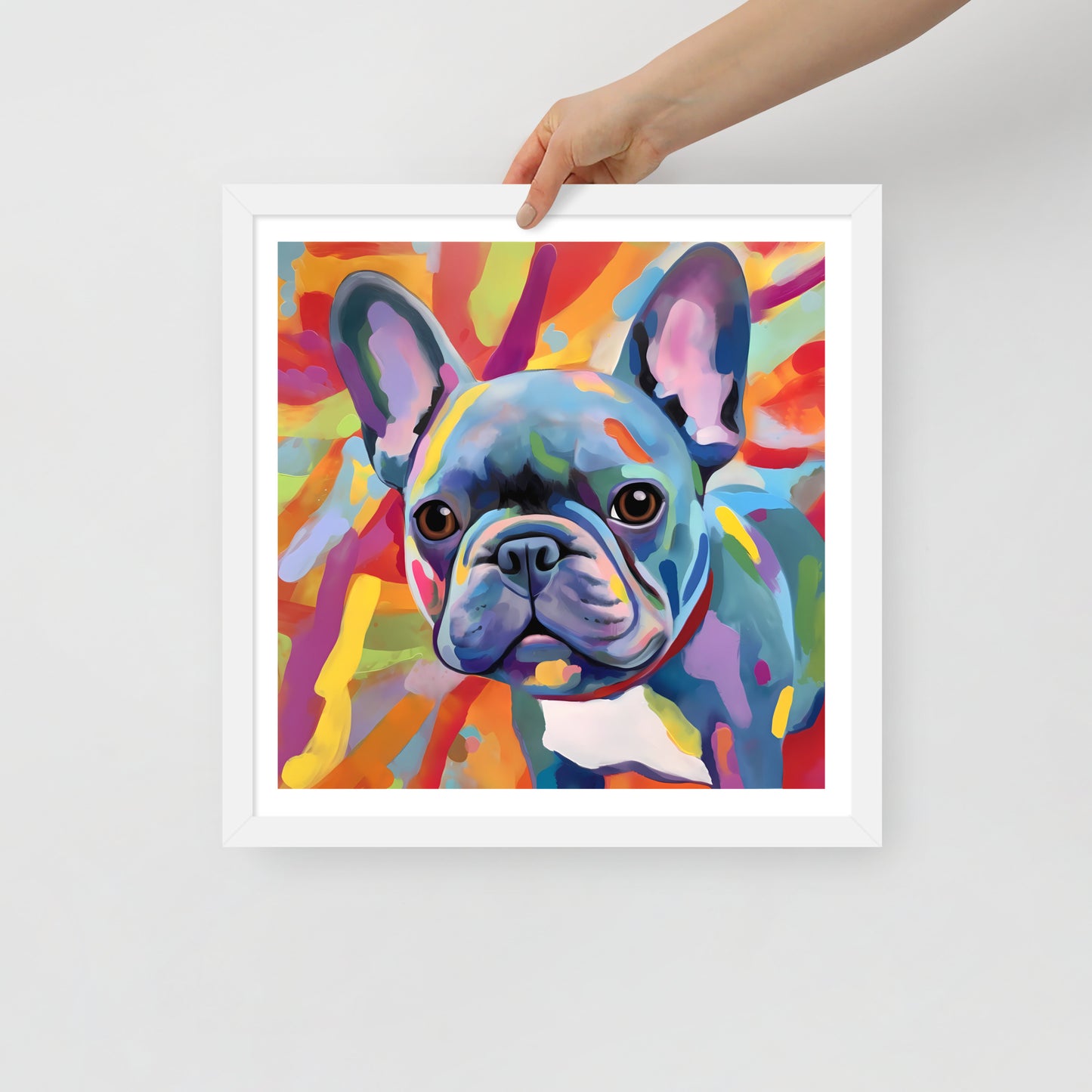 Flourishing Frenchie Framed Poster