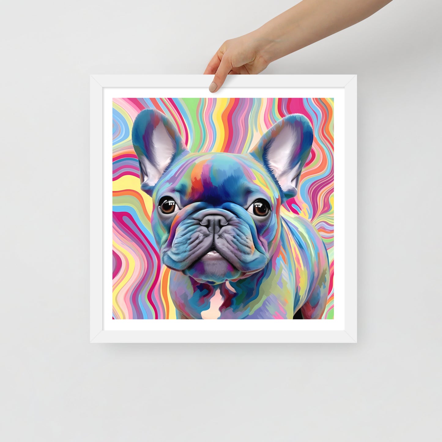 Pawsome Psychedelia Framed Poster