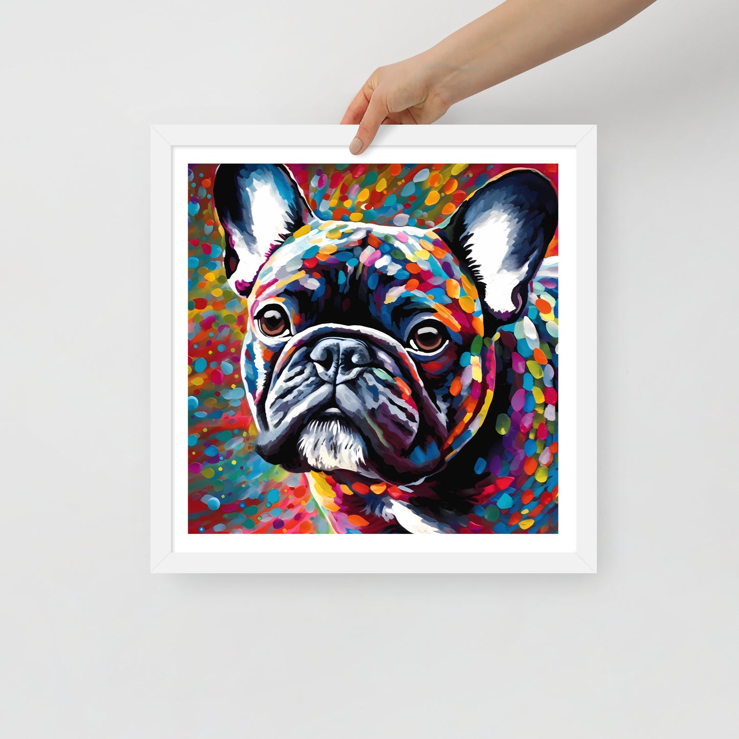 Confetti Canine Framed Poster