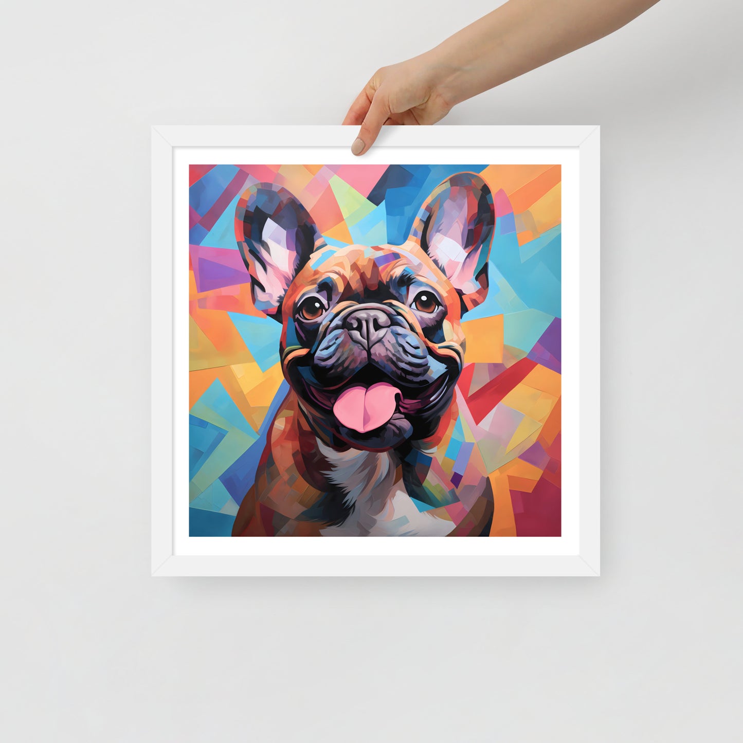 Tessellated Fawn Framed Poster