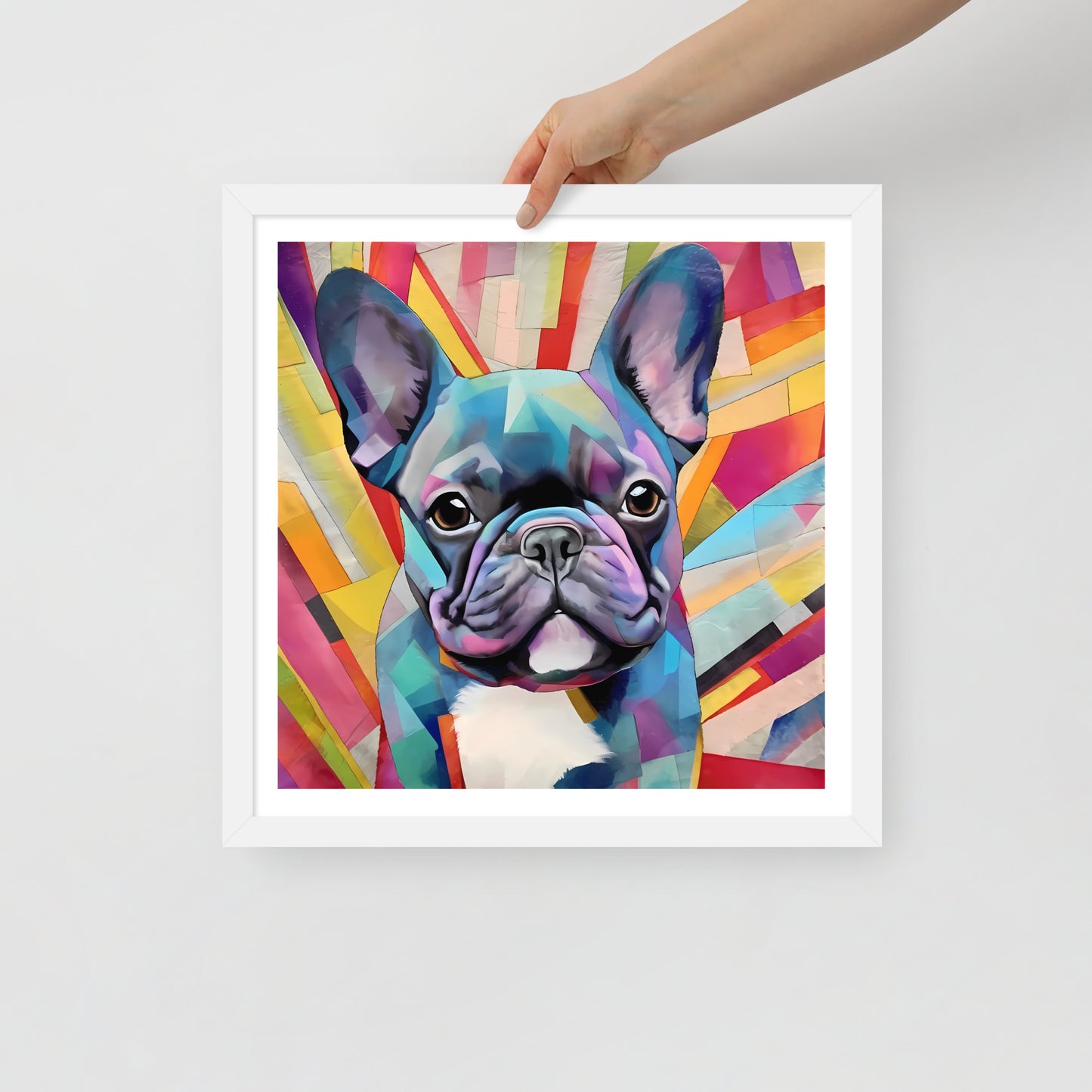 Geometric Gaze Framed Poster