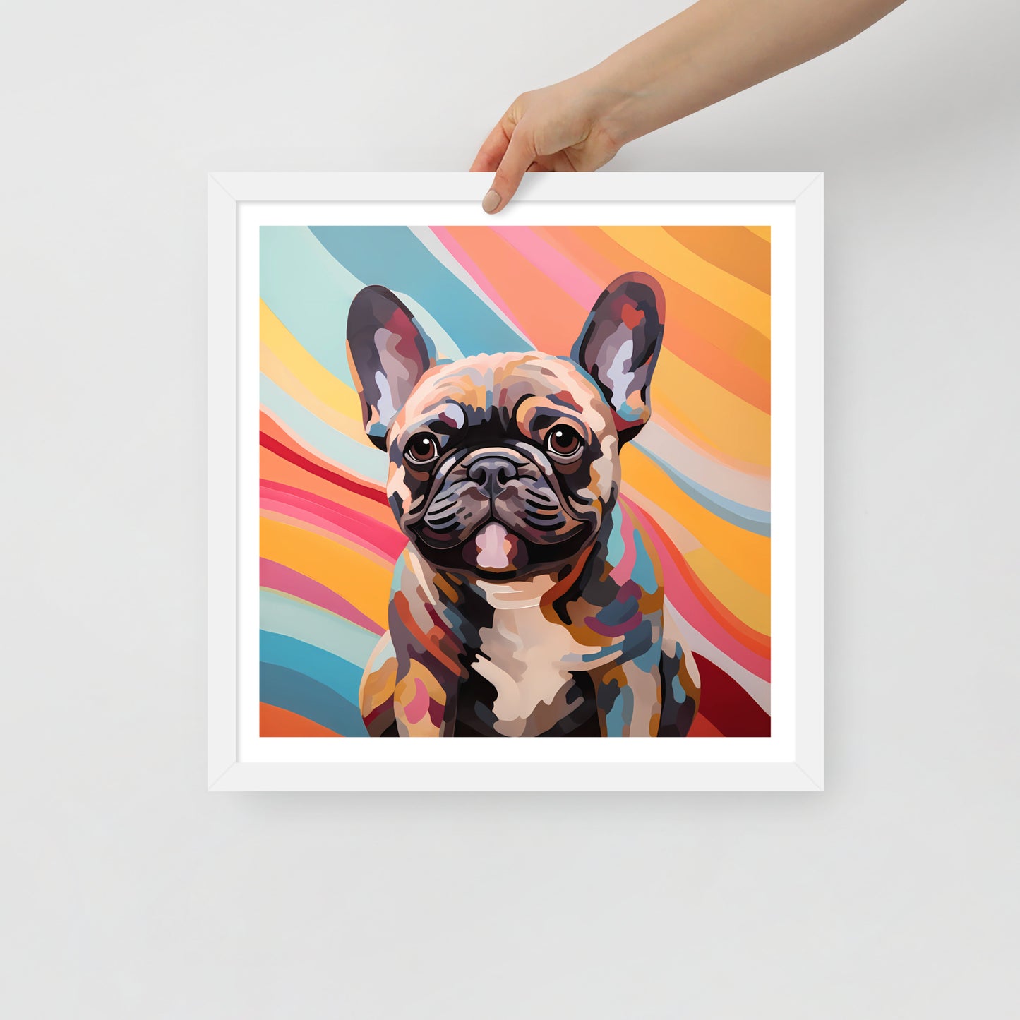 Retro Radiance Framed Poster