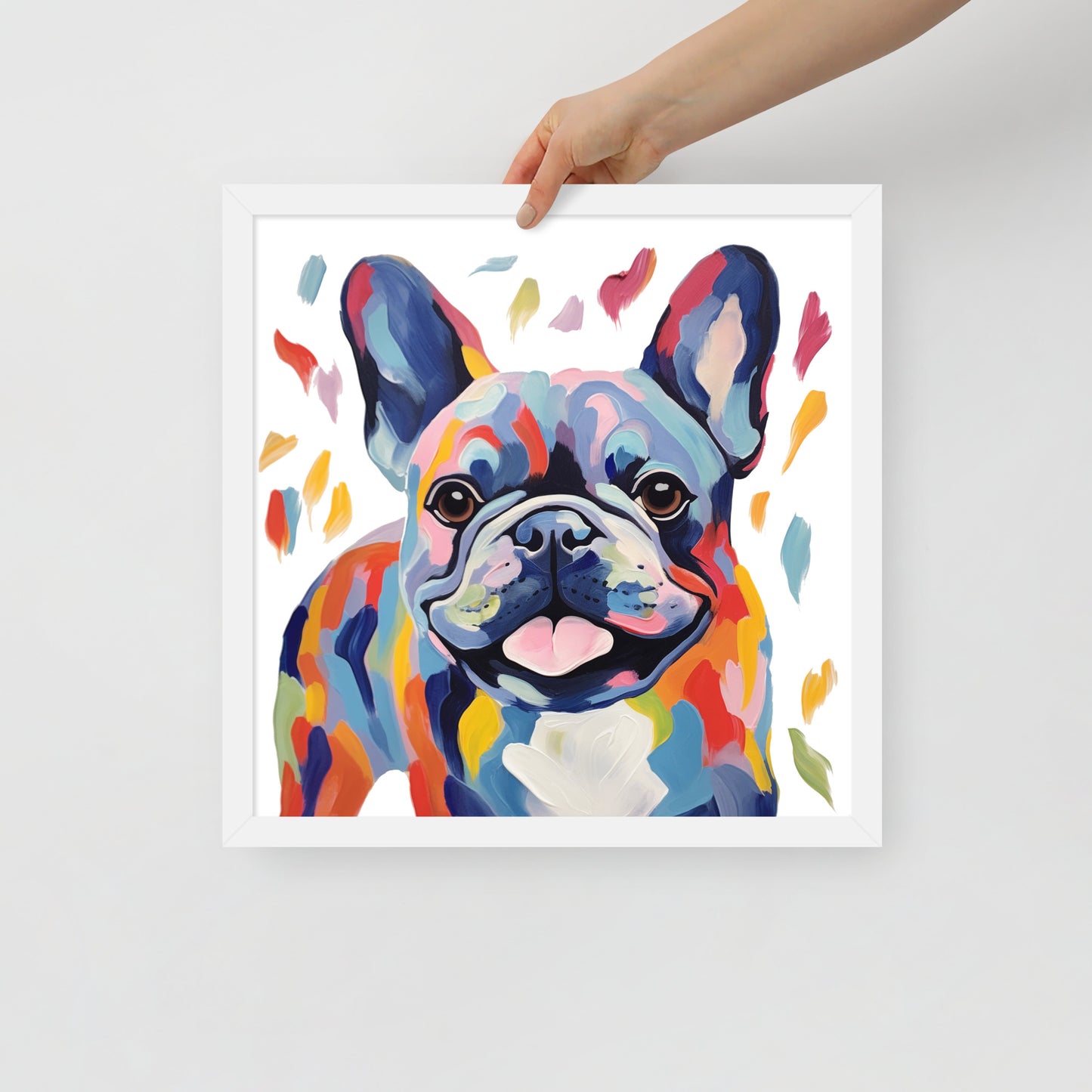 Pawcasso's Palette Framed Poster