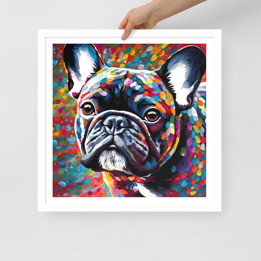 Confetti Canine Framed Poster
