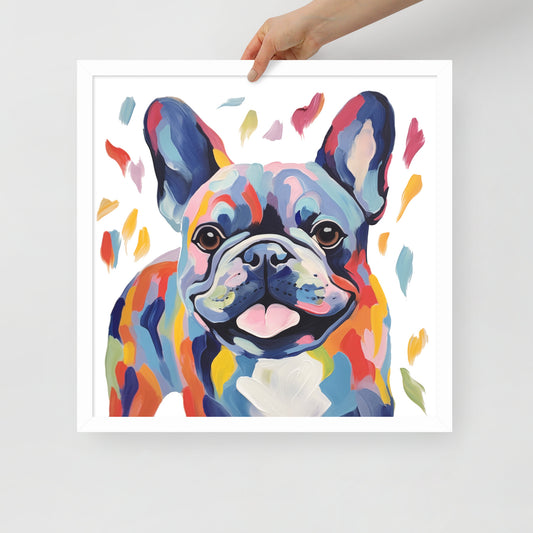 Pawcasso's Palette Framed Poster