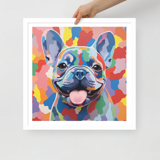 Canine Colorplay Framed Poster