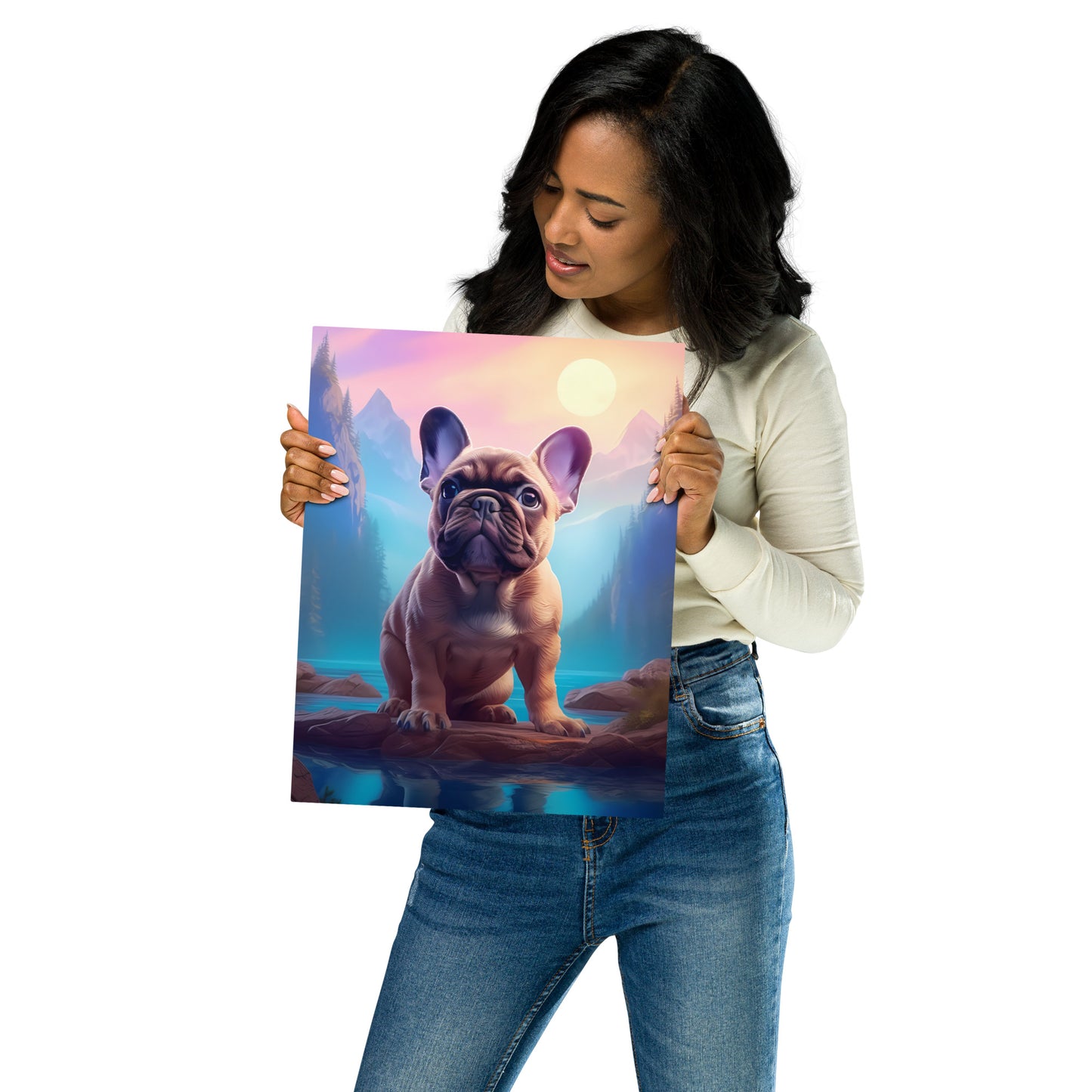 Frenchie Wanderlust - Metal Print