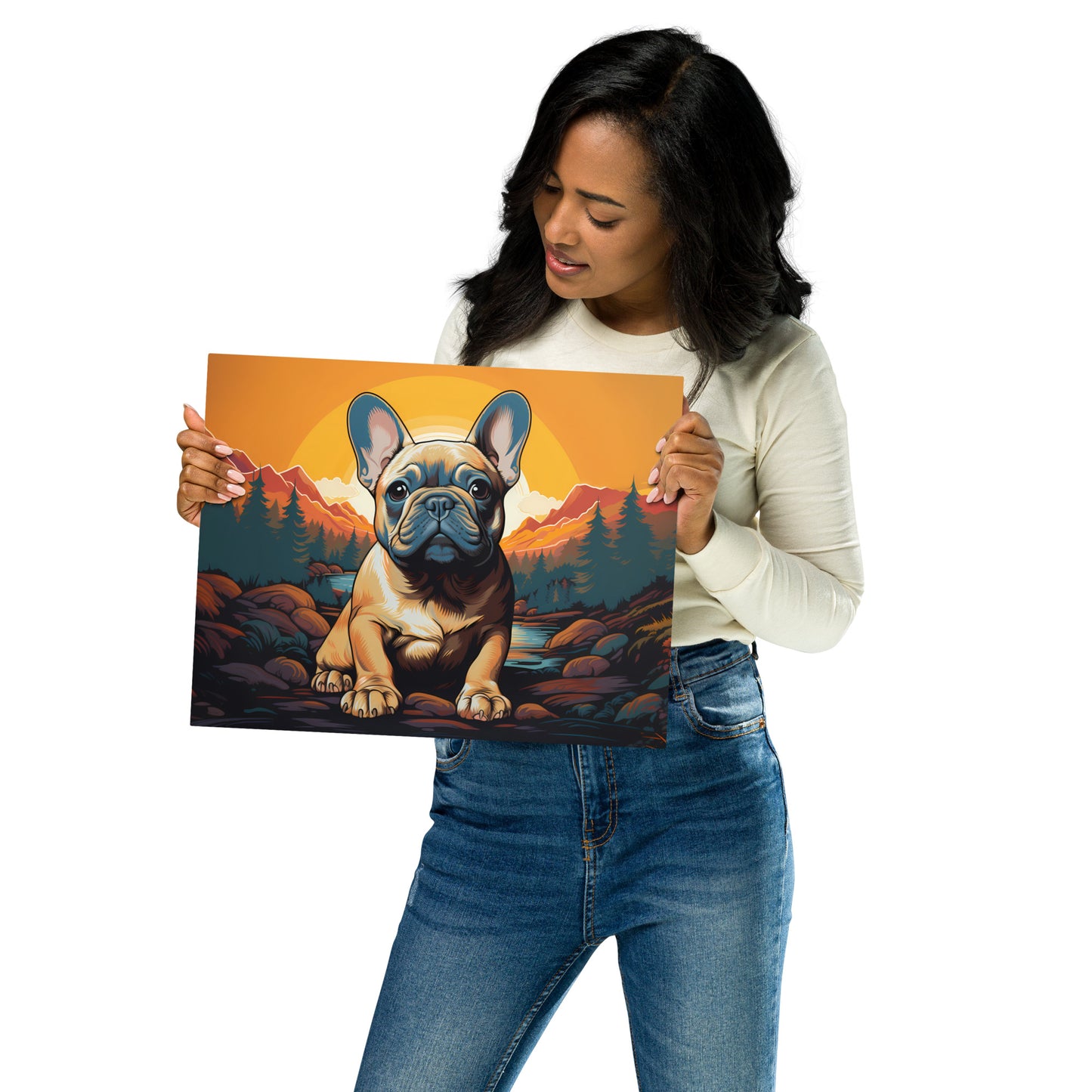 Montana Frenchie - Metal Print