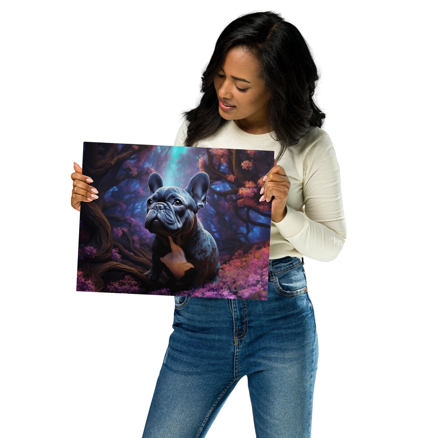 Enchanted Frenchie - Metal Print