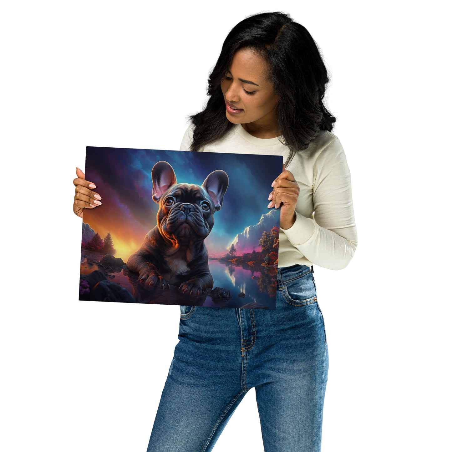 Look to the Night Sky - Metal Print