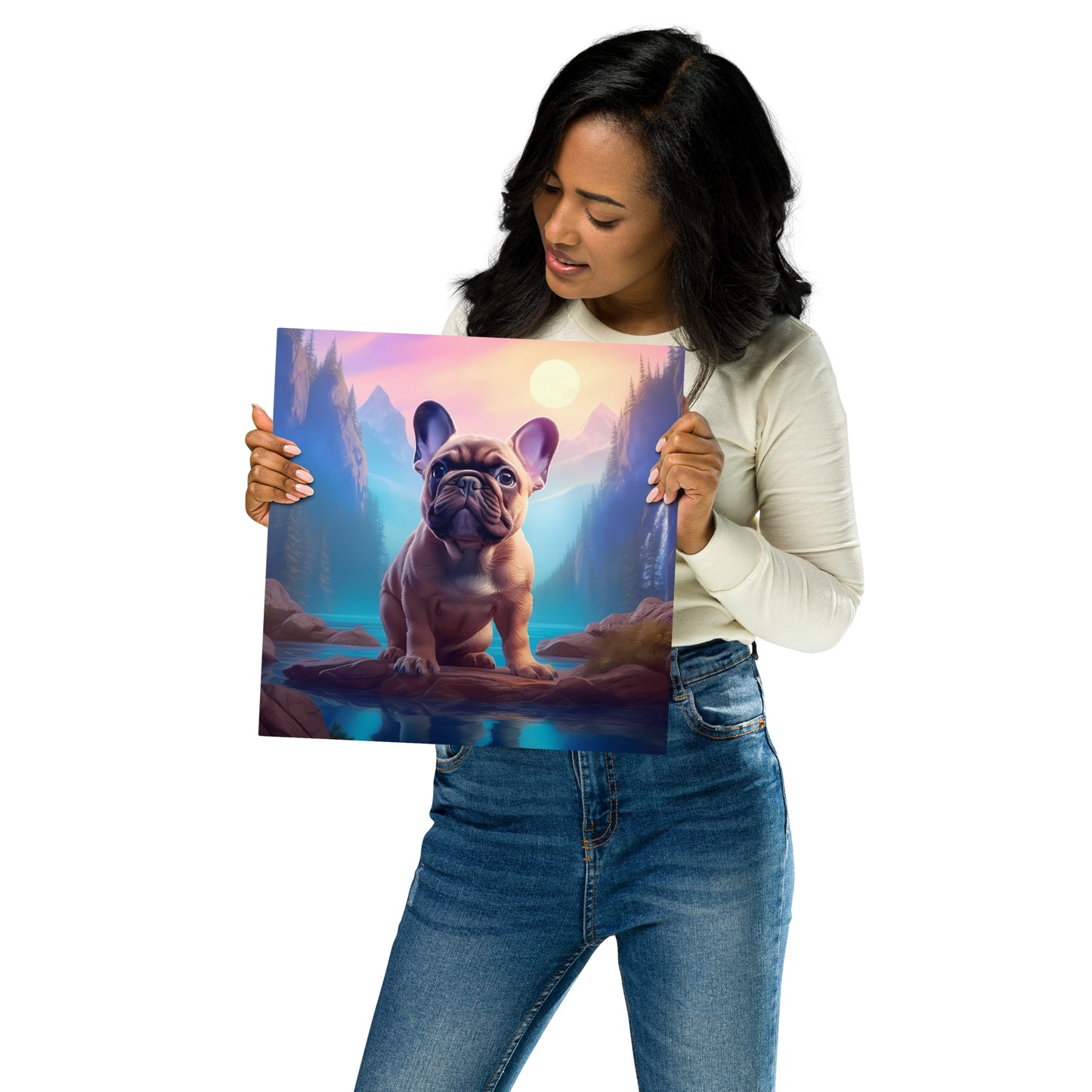 Frenchie Wanderlust - Metal Print