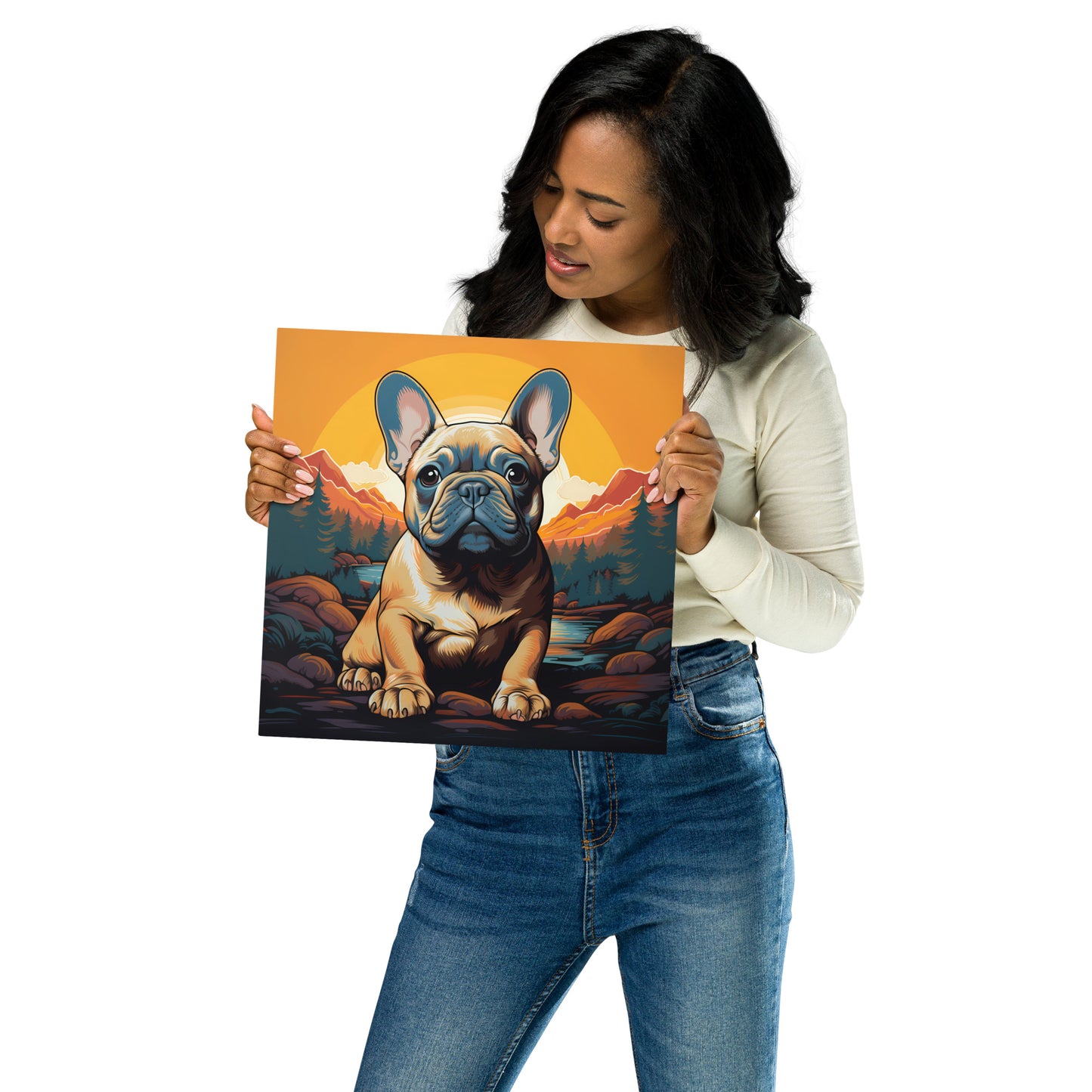 Montana Frenchie - Metal Print