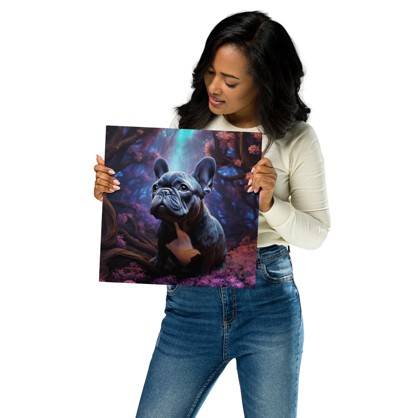 Enchanted Frenchie - Metal Print