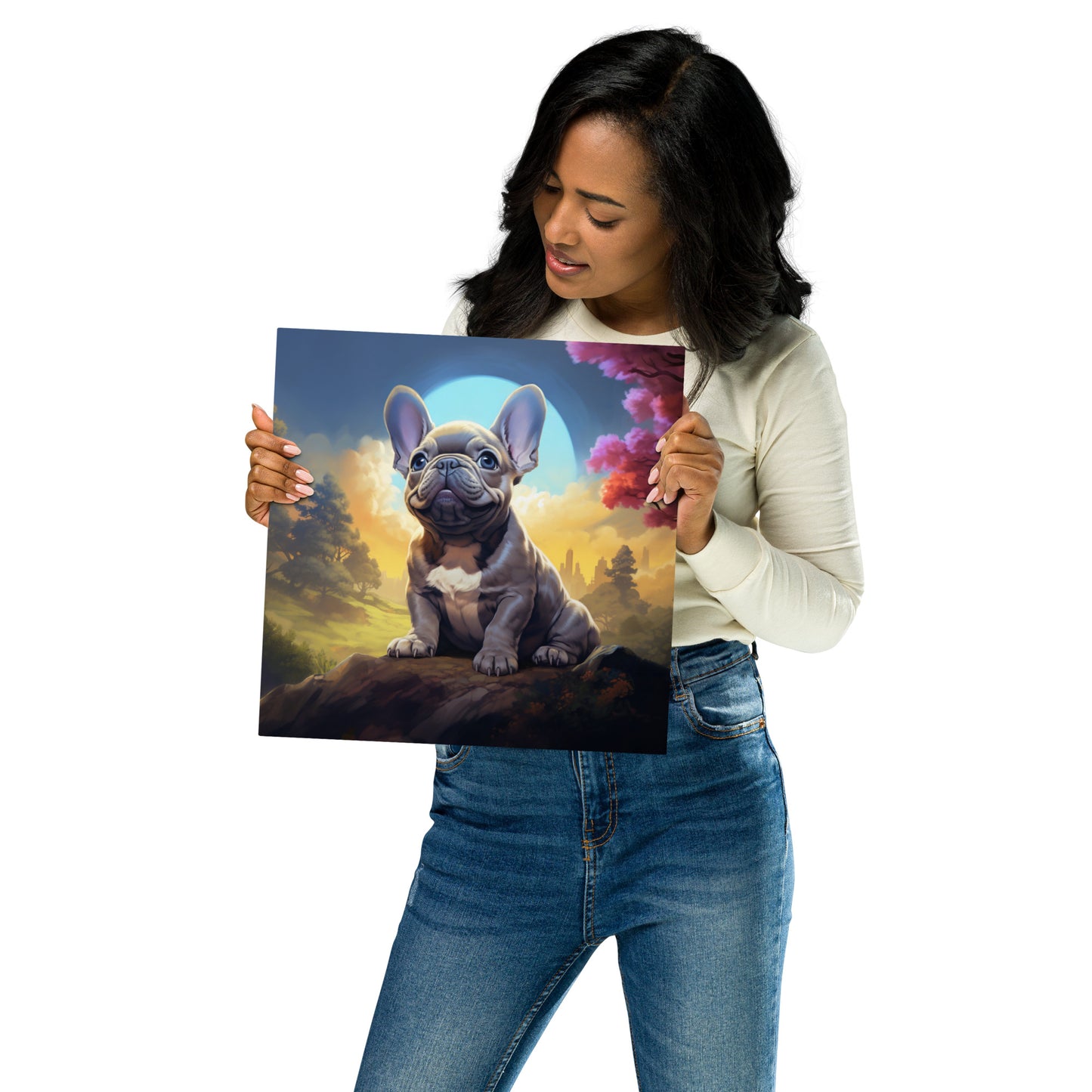 Prideful Pup Metal Print