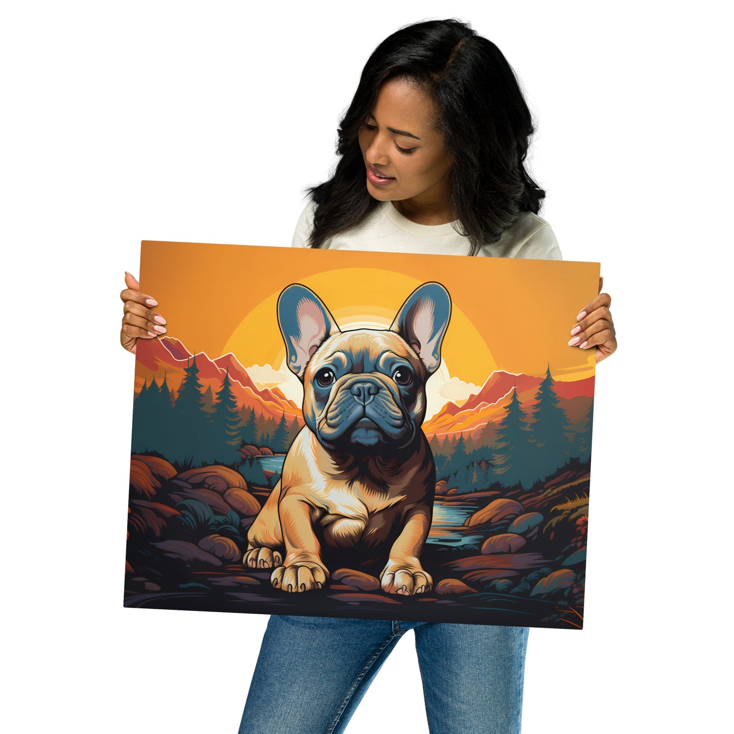 Montana Frenchie - Metal Print