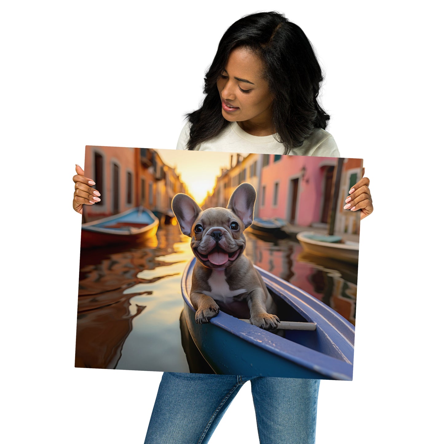 Canal Canine - Metal Print
