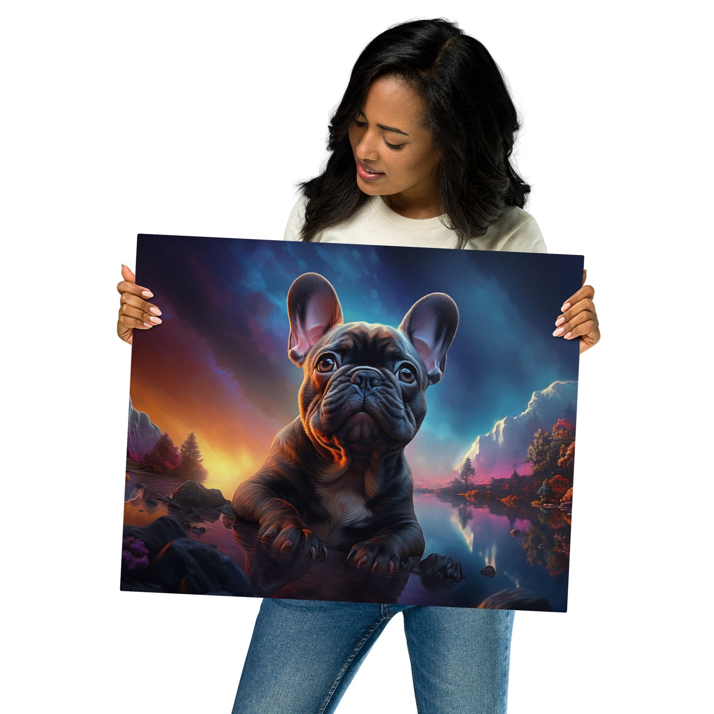 Look to the Night Sky - Metal Print