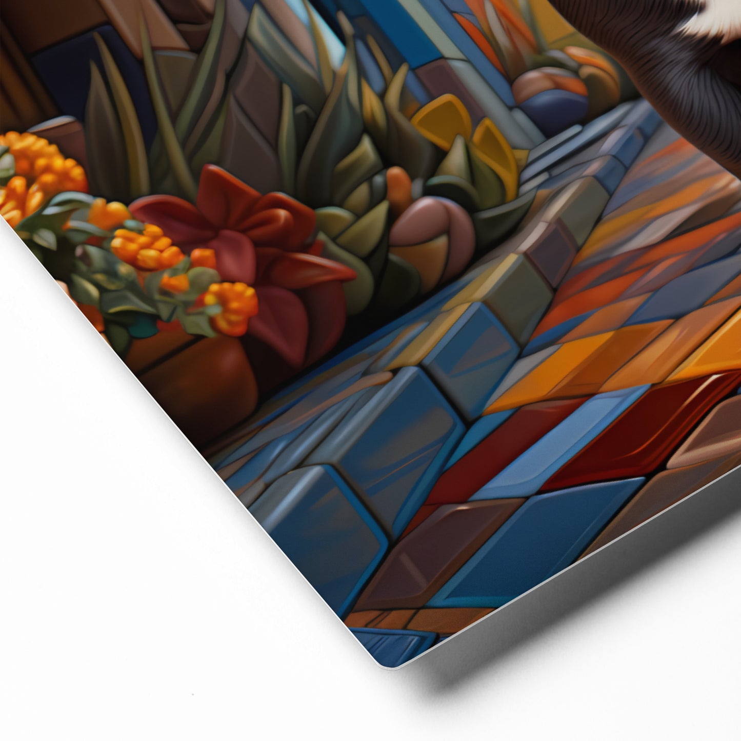 Mosaic Street - Metal Print