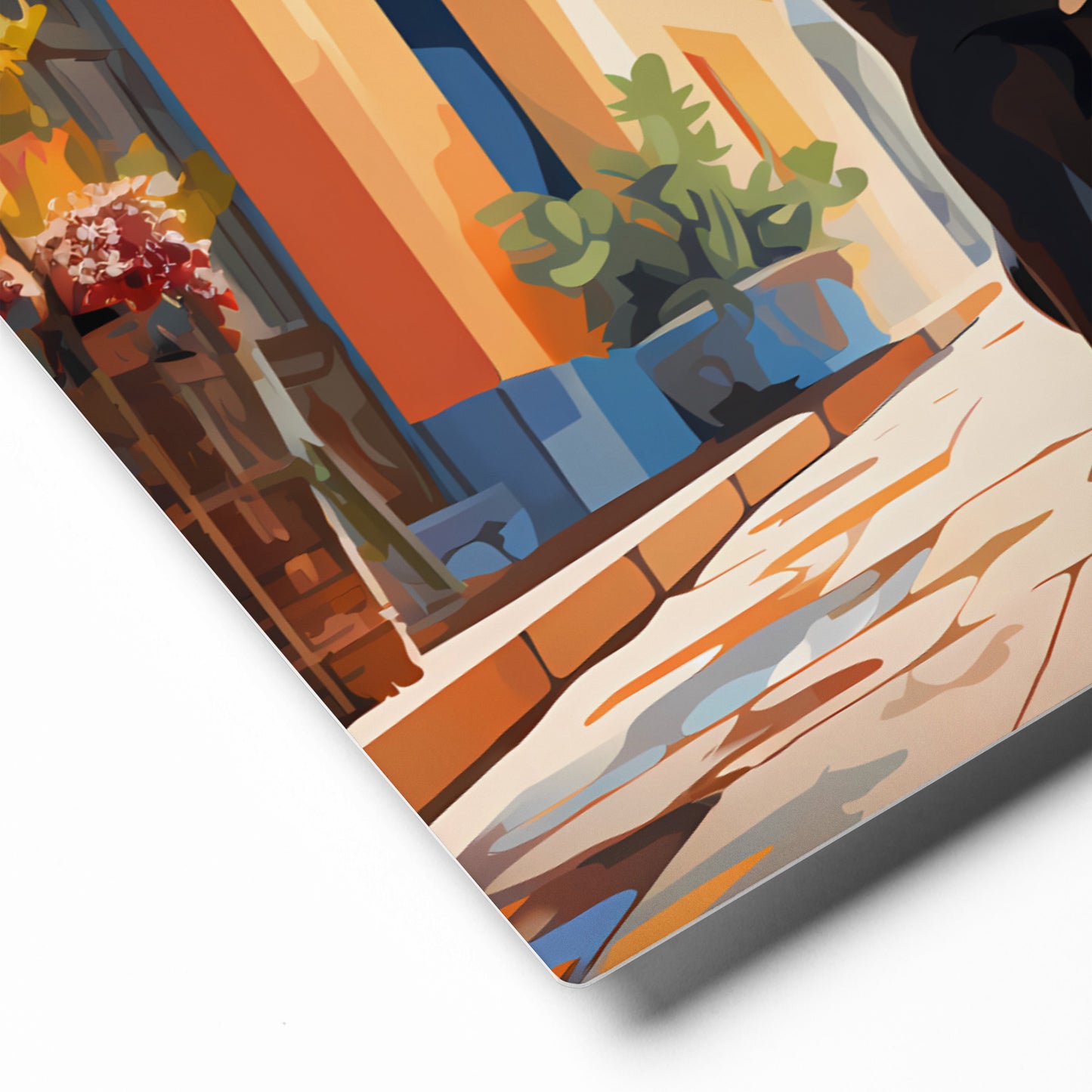 Brindle in the Streets - Metal Print