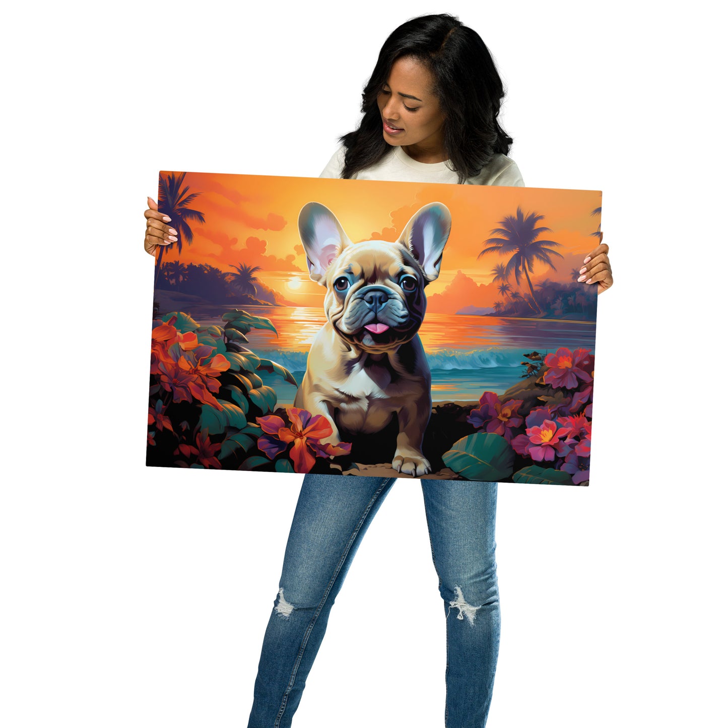 Tropical Fawn - Metal Print