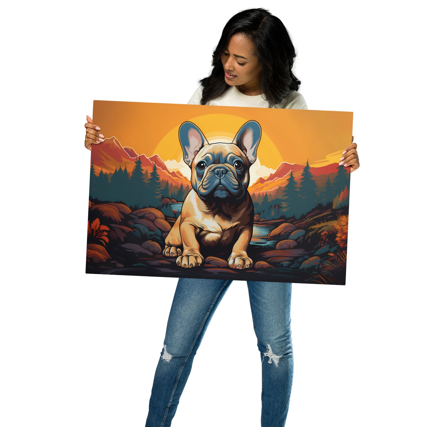 Montana Frenchie - Metal Print