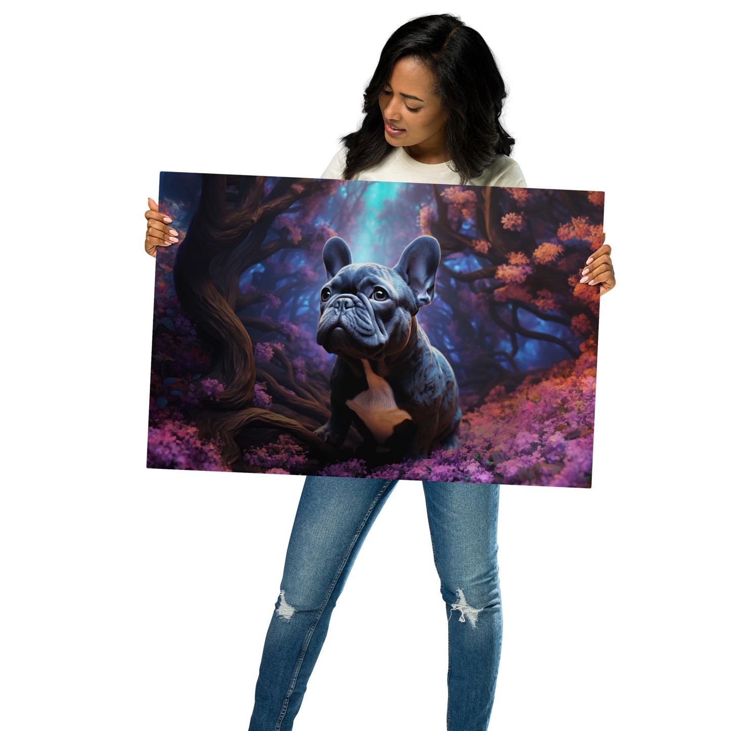 Enchanted Frenchie - Metal Print