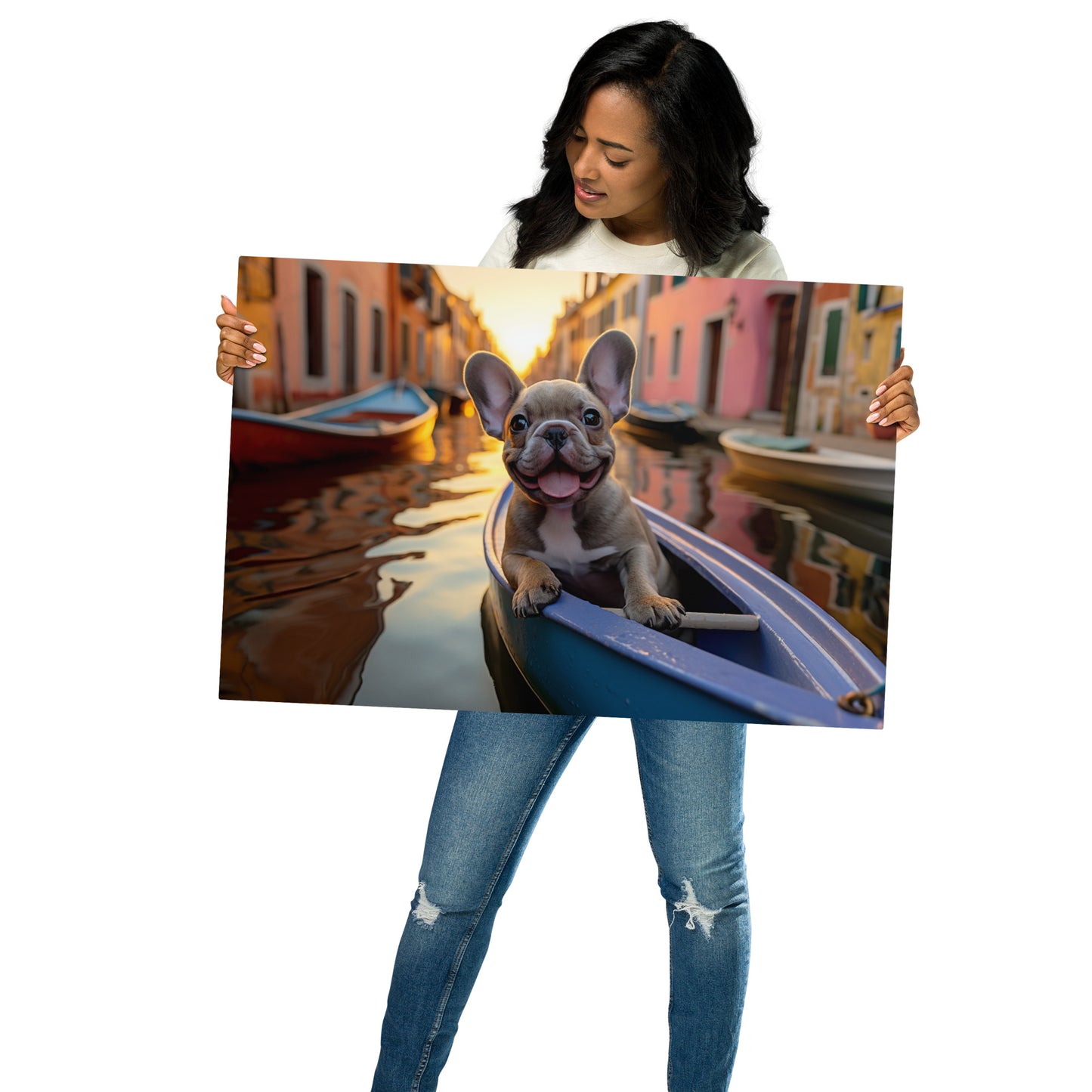 Canal Canine - Metal Print